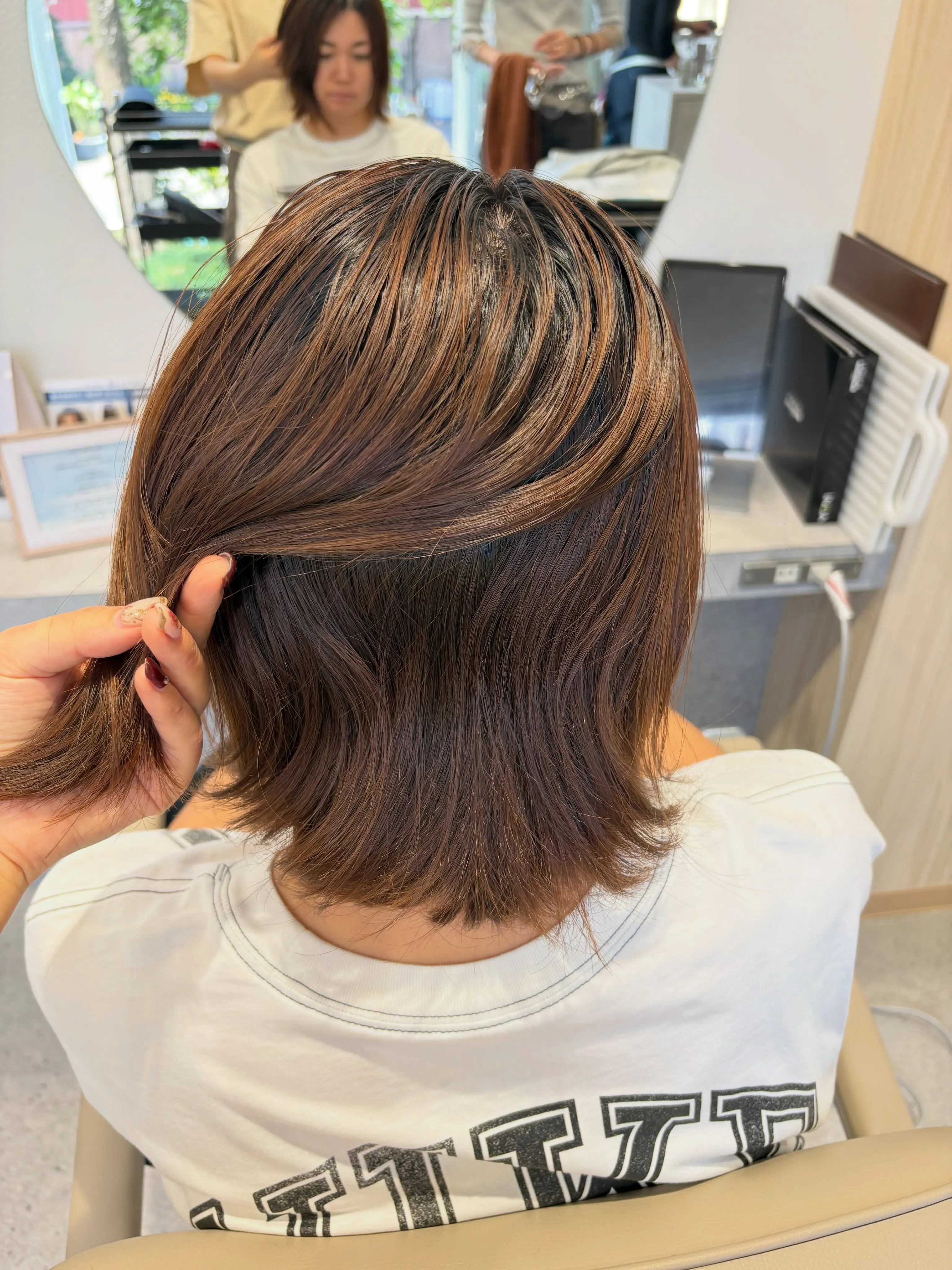 ショートやボブだと…