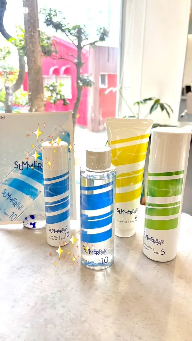 今年もSUMMERBAR COOL シリーズで夏を涼しく🧊